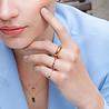 All the Luck in the World Chérie Goldplated Ring Bar Pink All the Luck in the World Chérie Goldplated Ring Bar Pink