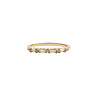 All the Luck in the World Chérie Goldplated Ring Small Bar Blue All the Luck in the World Chérie Goldplated Ring Small Bar Blue