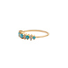 All the Luck in the World Chérie Goldplated Ring Dots Turqouise Clear All the Luck in the World Chérie Goldplated Ring Dots Turqouise Clear