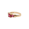 All the Luck in the World Chérie Goldplated Ring Oval Big Pink All the Luck in the World Chérie Goldplated Ring Oval Big Pink
