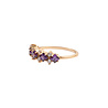 All the Luck in the World Chérie Goldplated Ring Triangles Purple Clear All the Luck in the World Chérie Goldplated Ring Triangles Purple Clear