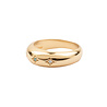 All the Luck in the World Chérie Goldplated Ring Round Stars Blue Clear All the Luck in the World Chérie Goldplated Ring Round Stars Blue Clear