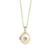 All the Luck in the World Sunlight Goldplated Necklace Medaillon Pink Star All the Luck in the World Sunlight Goldplated Necklace Medaillon Pink Star