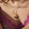 All the Luck in the World Sunlight Goldplated Necklace Crown Bars All the Luck in the World Sunlight Goldplated Necklace Crown Bars