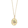 All the Luck in the World Sunlight Goldplated Necklace Lucky Coin Zirconia All the Luck in the World Sunlight Goldplated Necklace Lucky Coin Zirconia