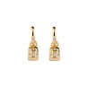 All the Luck in the World Sunlight Goldplated Earring Square Zirconia Charm All the Luck in the World Sunlight Goldplated Earring Square Zirconia Charm