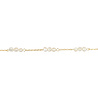All the Luck in the World Sunlight Goldplated Bracelet Three Pearls All the Luck in the World Sunlight Goldplated Bracelet Three Pearls