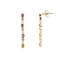All the Luck in the World Sunlight Goldplated Earrings Hanging Multi Stones All the Luck in the World Sunlight Goldplated Earrings Hanging Multi Stones