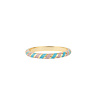 All the Luck in the World Sunlight Goldplated Ring Enamel Two Colors Swirl Small All the Luck in the World Sunlight Goldplated Ring Enamel Two Colors Swirl Small