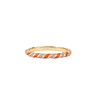 All the Luck in the World Sunlight Goldplated Ring Enamel Two Colors Swirl Small All the Luck in the World Sunlight Goldplated Ring Enamel Two Colors Swirl Small