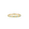 All the Luck in the World Sunlight Goldplated Ring Enamel Two Colors Swirl Small All the Luck in the World Sunlight Goldplated Ring Enamel Two Colors Swirl Small