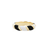 All the Luck in the World Sunlight Goldplated Ring Enamel Two Colors Swirl Big All the Luck in the World Sunlight Goldplated Ring Enamel Two Colors Swirl Big