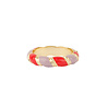 All the Luck in the World Sunlight Goldplated Ring Enamel Two Colors Swirl Big All the Luck in the World Sunlight Goldplated Ring Enamel Two Colors Swirl Big