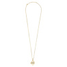 All the Luck in the World Sunlight Goldplated Necklace Medaillon Green Flower All the Luck in the World Sunlight Goldplated Necklace Medaillon Green Flower