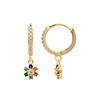 All the Luck in the World Sunlight Goldplated Earring Zirconia Flower All the Luck in the World Sunlight Goldplated Earring Zirconia Flower