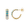 All the Luck in the World Sunlight Goldplated Hoops Enamel Ombre Pin All the Luck in the World Sunlight Goldplated Hoops Enamel Ombre Pin