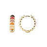 All the Luck in the World Sunlight Goldplated Hoops Enamel Ombre Small All the Luck in the World Sunlight Goldplated Hoops Enamel Ombre Small