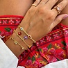 All the Luck in the World Sunlight Goldplated Bracelet Flowers Multi All the Luck in the World Sunlight Goldplated Bracelet Flowers Multi