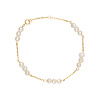 All the Luck in the World Sunlight Goldplated Bracelet Three Pearls All the Luck in the World Sunlight Goldplated Bracelet Three Pearls