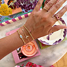 All the Luck in the World Sunlight Goldplated Bracelet Double Chain Heart All the Luck in the World Sunlight Goldplated Bracelet Double Chain Heart