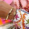 All the Luck in the World Sunlight Goldplated Bangle Single Flower Opal All the Luck in the World Sunlight Goldplated Bangle Single Flower Opal