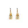All the Luck in the World Sunlight Goldplated Earring Square Zirconia Charm All the Luck in the World Sunlight Goldplated Earring Square Zirconia Charm