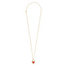 All the Luck in the World Sunlight Goldplated Necklace Zirconia Orange Heart All the Luck in the World Sunlight Goldplated Necklace Zirconia Orange Heart
