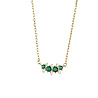 All the Luck in the World Sunlight Goldplated Necklace Zirconia Bar Dots All the Luck in the World Sunlight Goldplated Necklace Zirconia Bar Dots