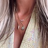 All the Luck in the World Sunlight Goldplated Necklace Zirconia Bar Dots All the Luck in the World Sunlight Goldplated Necklace Zirconia Bar Dots