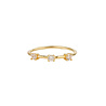 All the Luck in the World Oasis Goldplated Ring Minimalistic Three Dots Clear All the Luck in the World Oasis Goldplated Ring Minimalistic Three Dots Clear