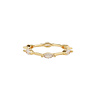 All the Luck in the World Oasis Goldplated Ring Minimalistic Ellips Clear All the Luck in the World Oasis Goldplated Ring Minimalistic Ellips Clear