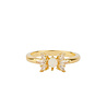 All the Luck in the World Oasis Goldplated Ring Zirconia Opal Bow All the Luck in the World Oasis Goldplated Ring Zirconia Opal Bow