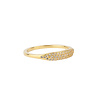 All the Luck in the World Oasis Goldplated Ring Zirconia Round Clear All the Luck in the World Oasis Goldplated Ring Zirconia Round Clear