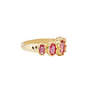 All the Luck in the World Oasis Goldplated Ring Zirconia Pink Crown All the Luck in the World Oasis Goldplated Ring Zirconia Pink Crown