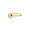 All the Luck in the World Oasis Goldplated Ring Zirconia Minimalistic Oval Pink All the Luck in the World Oasis Goldplated Ring Zirconia Minimalistic Oval Pink