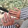 All the Luck in the World Oasis Goldplated Ring Round Basic Star All the Luck in the World Oasis Goldplated Ring Round Basic Star