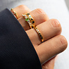 All the Luck in the World Oasis Goldplated Ring Ombre Pink Stars All the Luck in the World Oasis Goldplated Ring Ombre Pink Stars