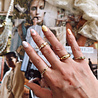 All the Luck in the World Oasis Goldplated Ring Zirconia Big Rectangle Brown All the Luck in the World Oasis Goldplated Ring Zirconia Big Rectangle Brown