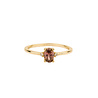 All the Luck in the World Oasis Goldplated Ring Simple Oval Purple All the Luck in the World Oasis Goldplated Ring Simple Oval Purple