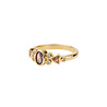 All the Luck in the World Oasis Goldplated Ring Zirconia Oval Triangle Purple All the Luck in the World Oasis Goldplated Ring Zirconia Oval Triangle Purple
