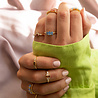 All the Luck in the World Oasis Goldplated Ring Zirconia Ellips Golden Brown All the Luck in the World Oasis Goldplated Ring Zirconia Ellips Golden Brown