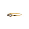 All the Luck in the World Oasis Goldplated Ring Zirconia Ovals Bar Blue All the Luck in the World Oasis Goldplated Ring Zirconia Ovals Bar Blue