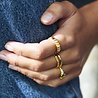 All the Luck in the World Oasis Goldplated Ring Round Basic Small All the Luck in the World Oasis Goldplated Ring Round Basic Small