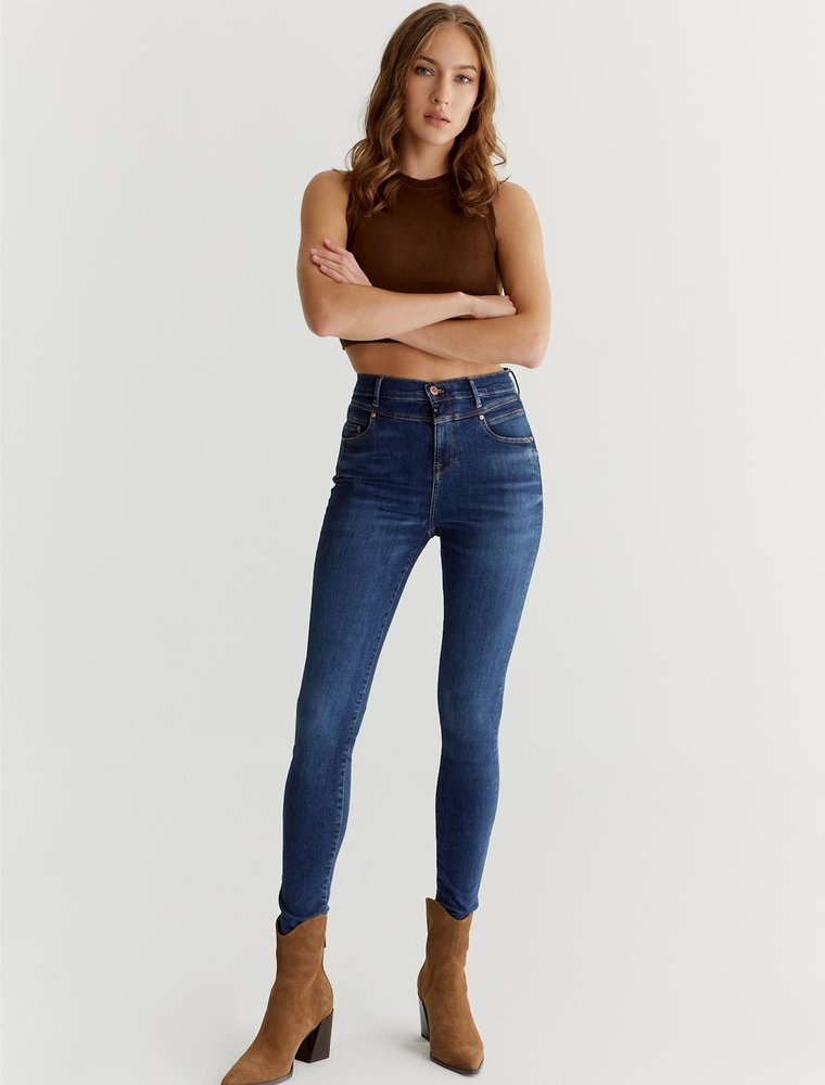 Cup Of Joe  Jeans Lisa High Waist Dark Blue