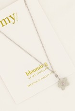 My Jewelry Blooming ketting met Rose Quartz steen