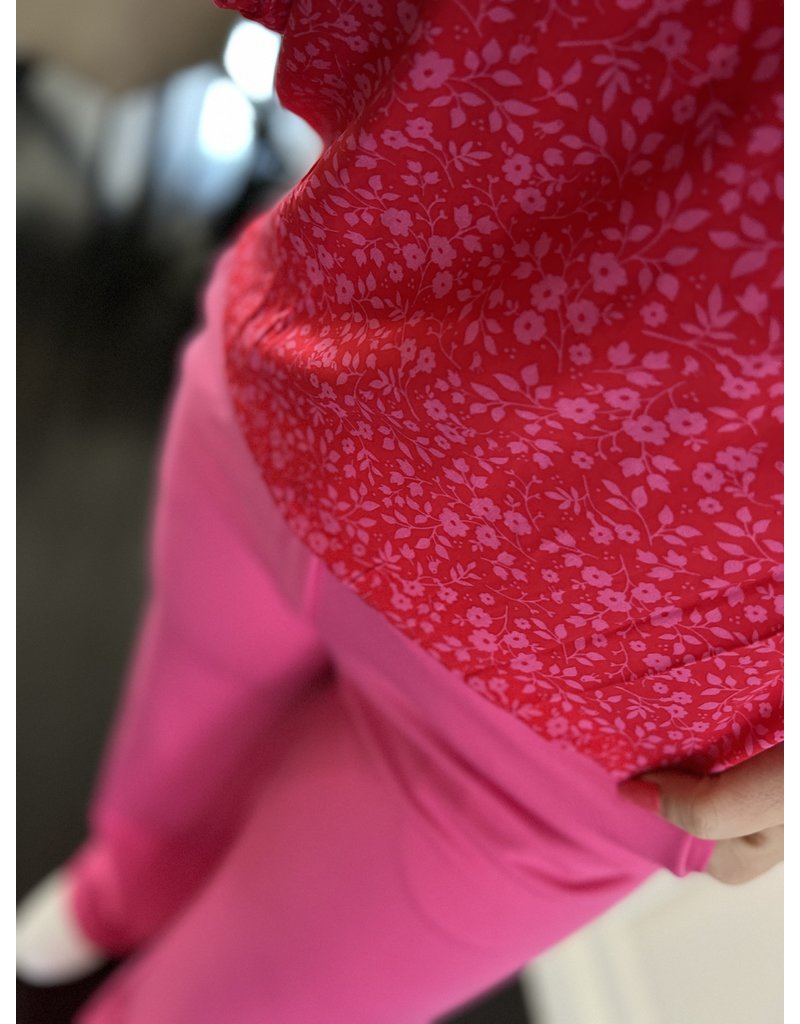 Freequent Blouse Adney Carmine Rose