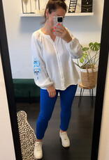 DANA FLOREA Blouse Sanne White