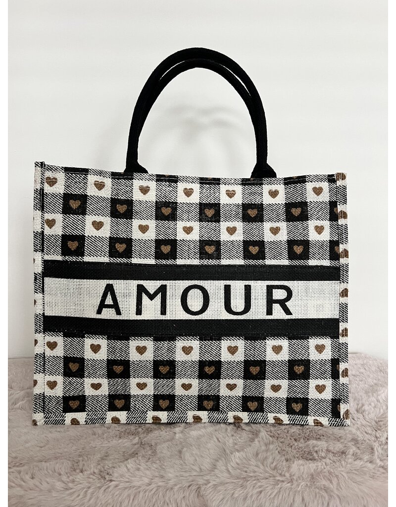 Shopper Tas Amour Beige