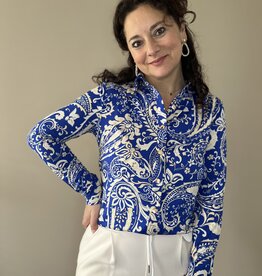 DANA FLOREA Blouse Nadia Blue