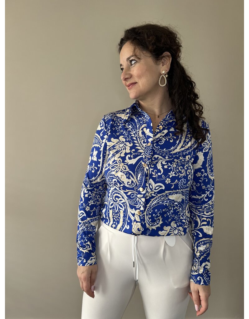 DANA FLOREA Blouse Nadia Blue